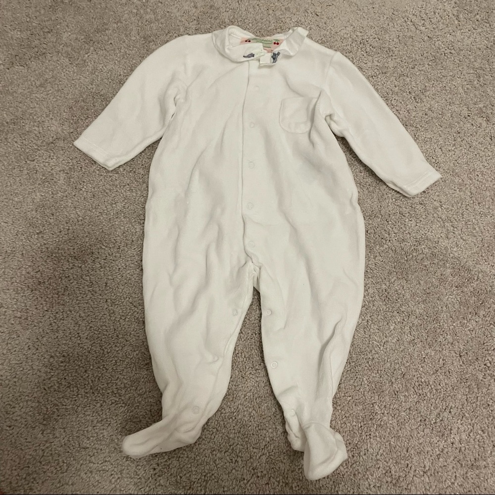 Bonpoint fleece footie